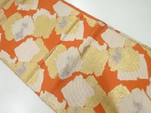 アンティーク　破れ色紙模様織出し袋帯（材料）